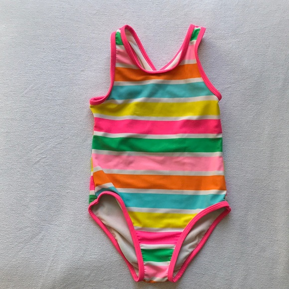 Girls stripped swim suit - Picture 1 of 3